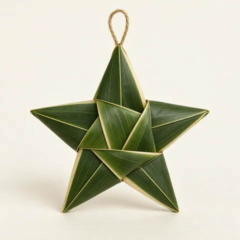 Leaf Star Ornament