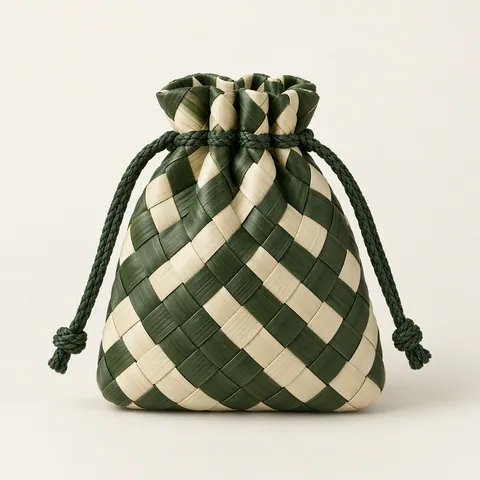 Mini Woven Pouch