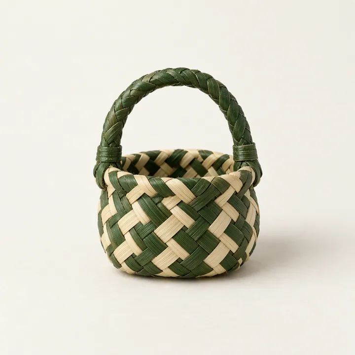 Miniature Leaf Basket