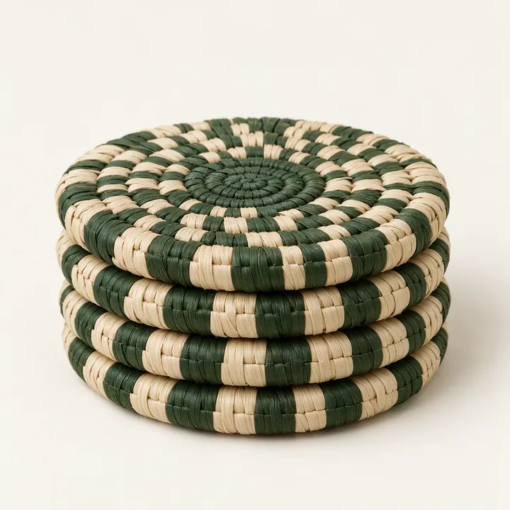 Set of 4 Woven Coasters