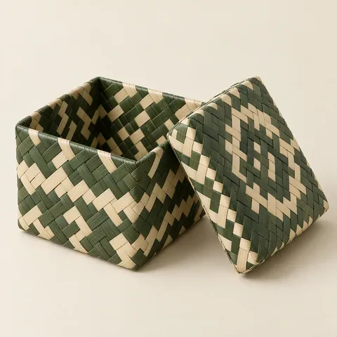 Woven Gift Box with Lid