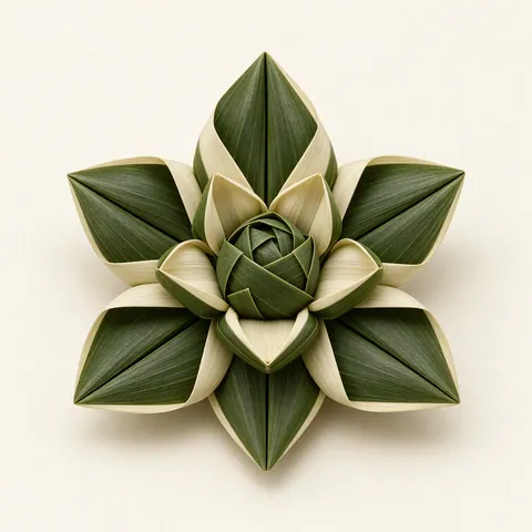 Woven Leaf Flower