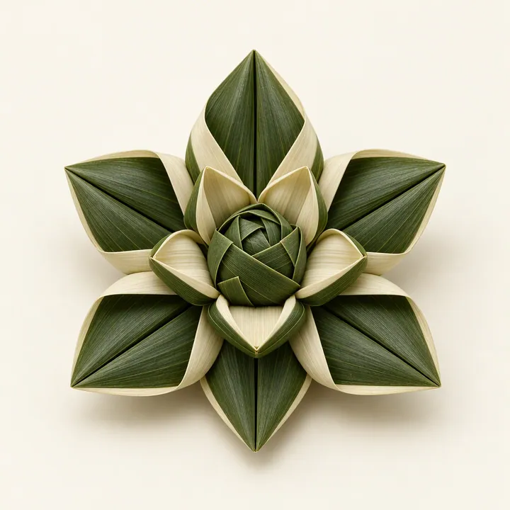 Woven Leaf Flower